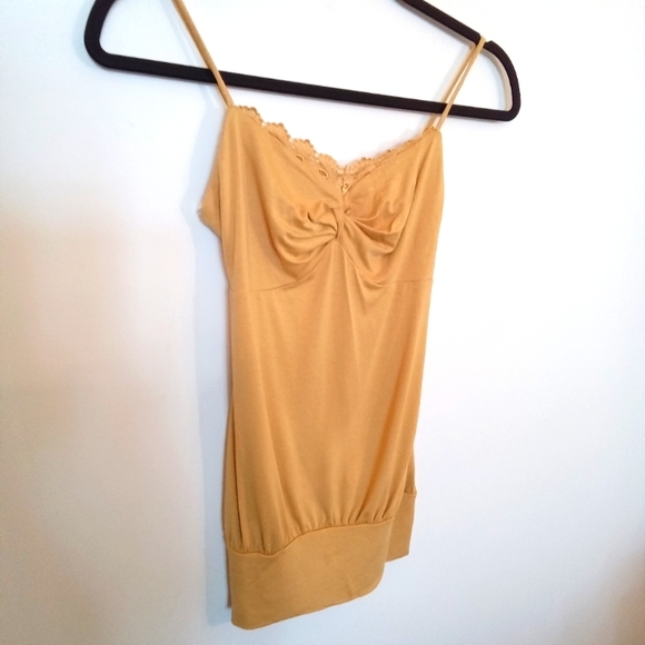 Easel Tank with Spaghetti Straps and Ruched Bodice - Picture 6 of 6